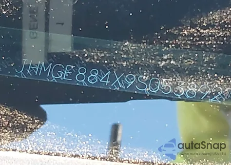 2009 Honda Fit Sport from USA, damaged, VIN JHMGE884X9S053892